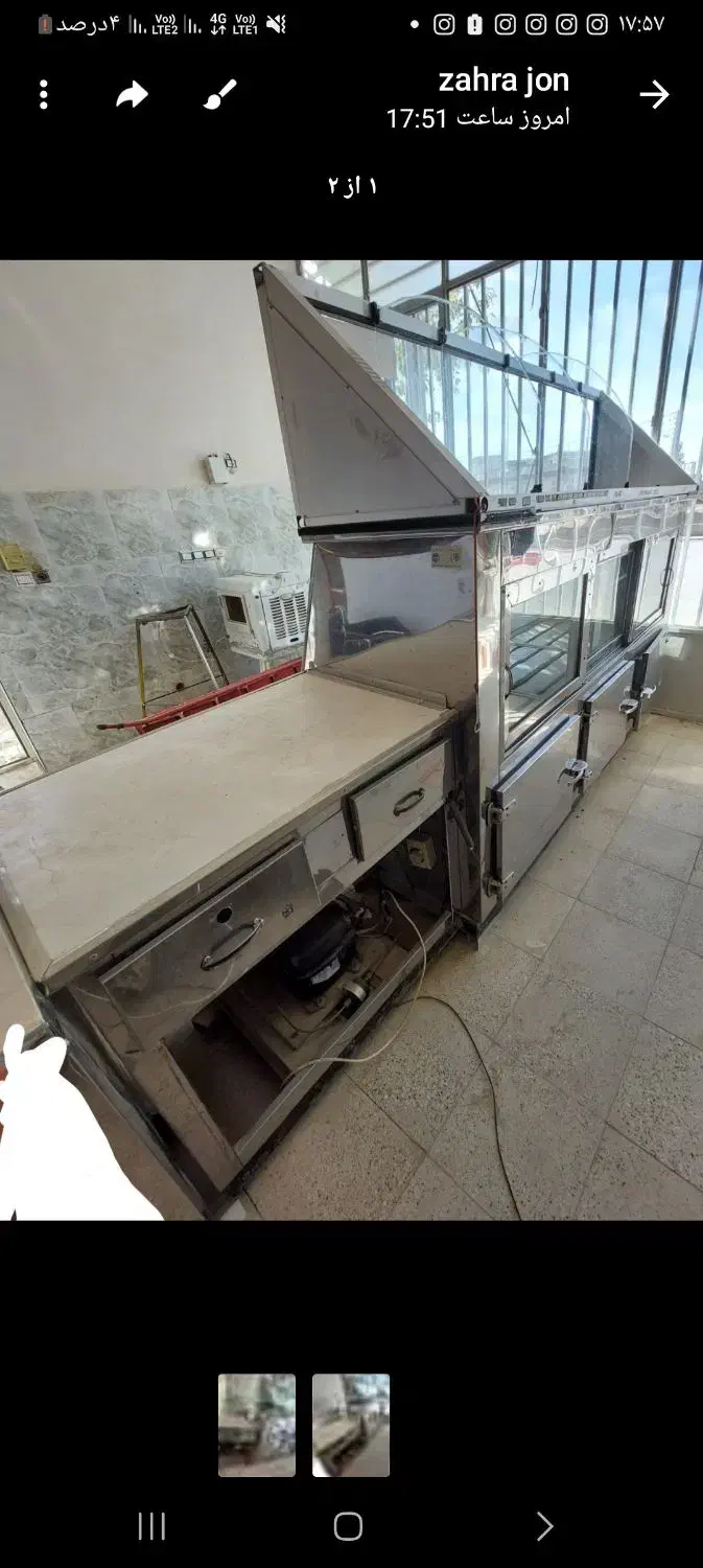 یخچال ایستاده سالم و تمیز قیمت توافقی|کافیشاپ و رستوران|کبودرآهنگ, |دیوار