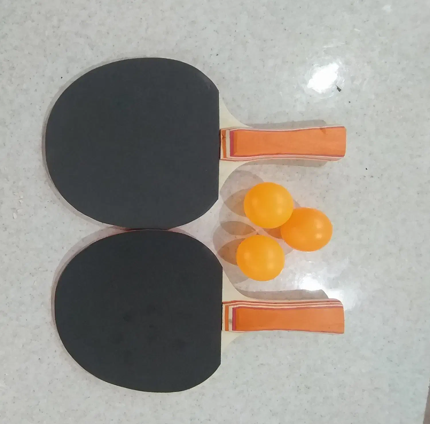 راکت پینگ پنگ حرفه ای دوعدد به همراه دوعدد توپ|ورزش‌های توپی|اهواز, نبوت|دیوار