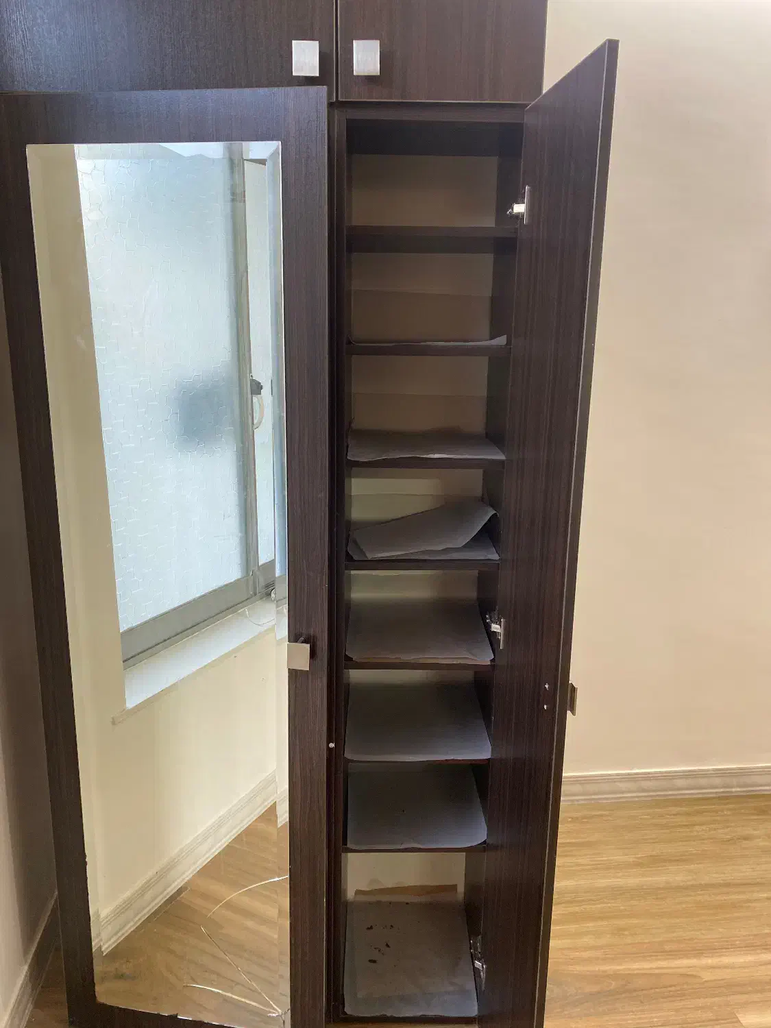 کمد ام دی اف دو درب با ۳ کشو|جاکفشی، کمد، دراور|آمل, |دیوار