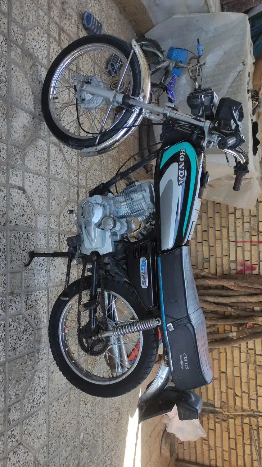 موتور استارتی مزایده|موتورسیکلت|فاضل آباد, |دیوار