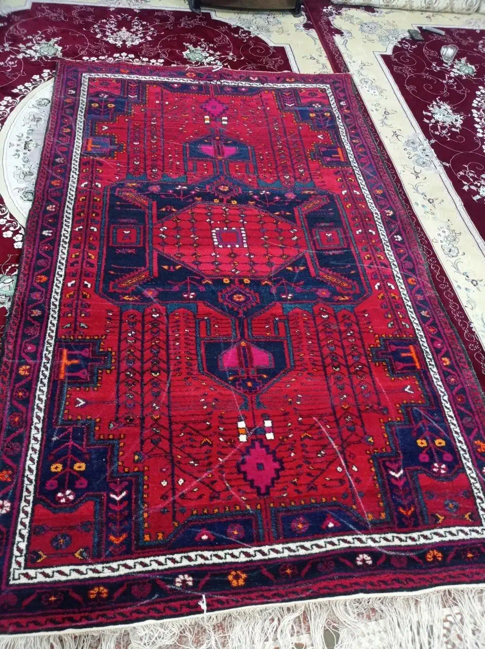 قالی کردی|فرش|ایلام, |دیوار