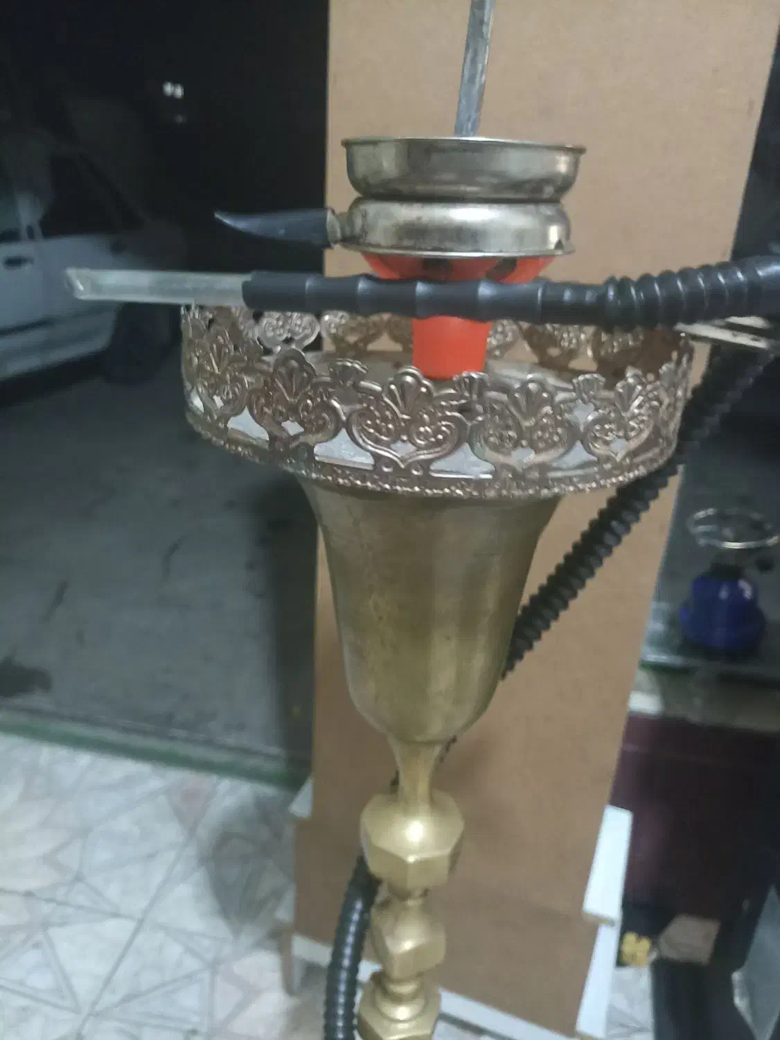 قلیون قلیان عربی با سری سیلیکونی ارتفاع ۱۲۰|کلکسیون و سرگرمی|ماهدشت, |دیوار