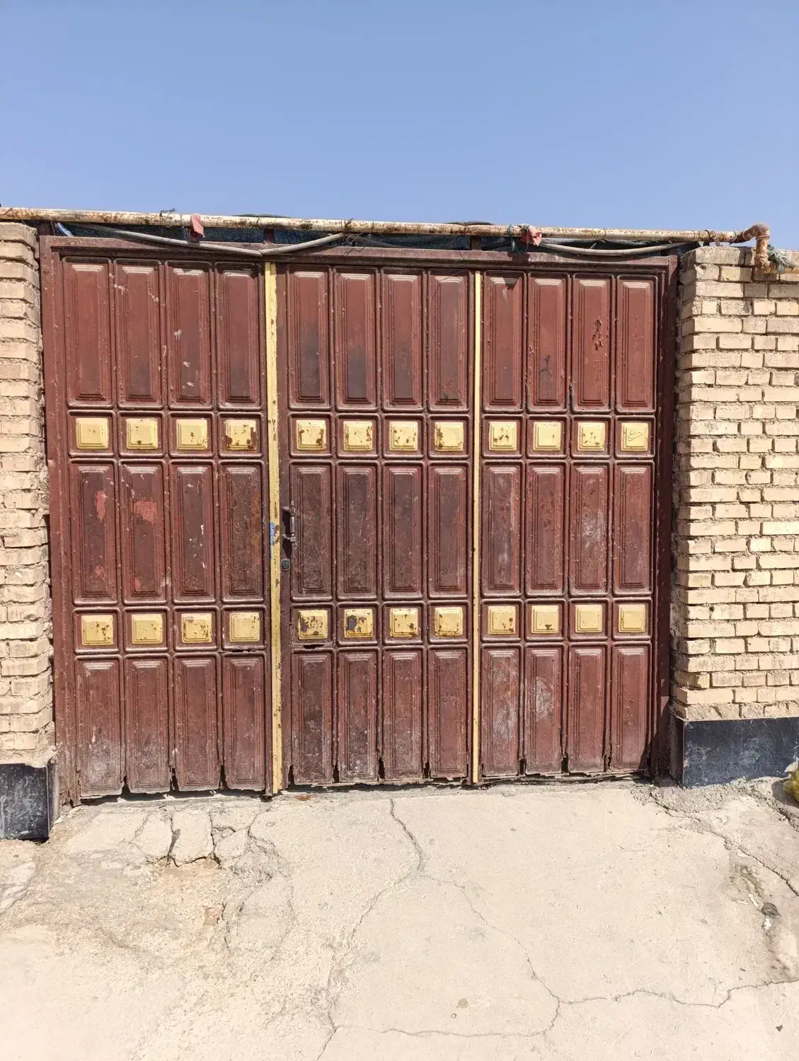 درب حیاطی فلزی|مصالح و تجهیزات ساختمان|کارون, |دیوار