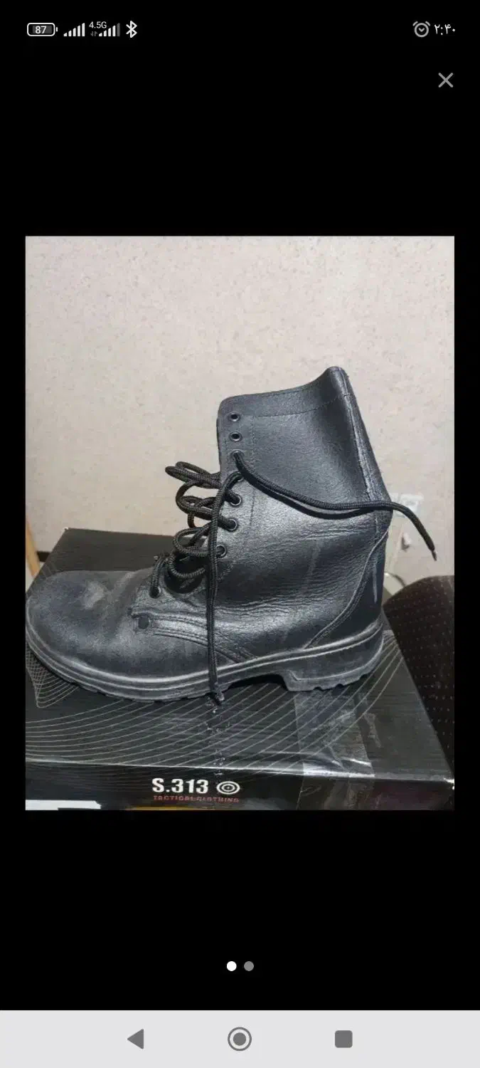 پوتین چرمی|کیف، کفش، کمربند|فردیس, شهرک شهید حسینی|دیوار