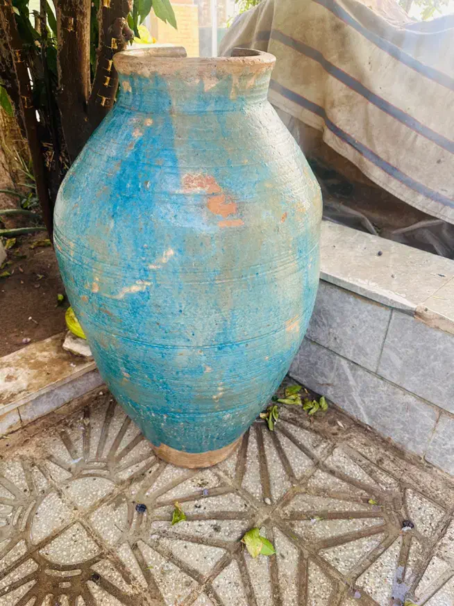 کوزه سفالی تزئینی|کلکسیون اشیاء عتیقه|یزد, |دیوار