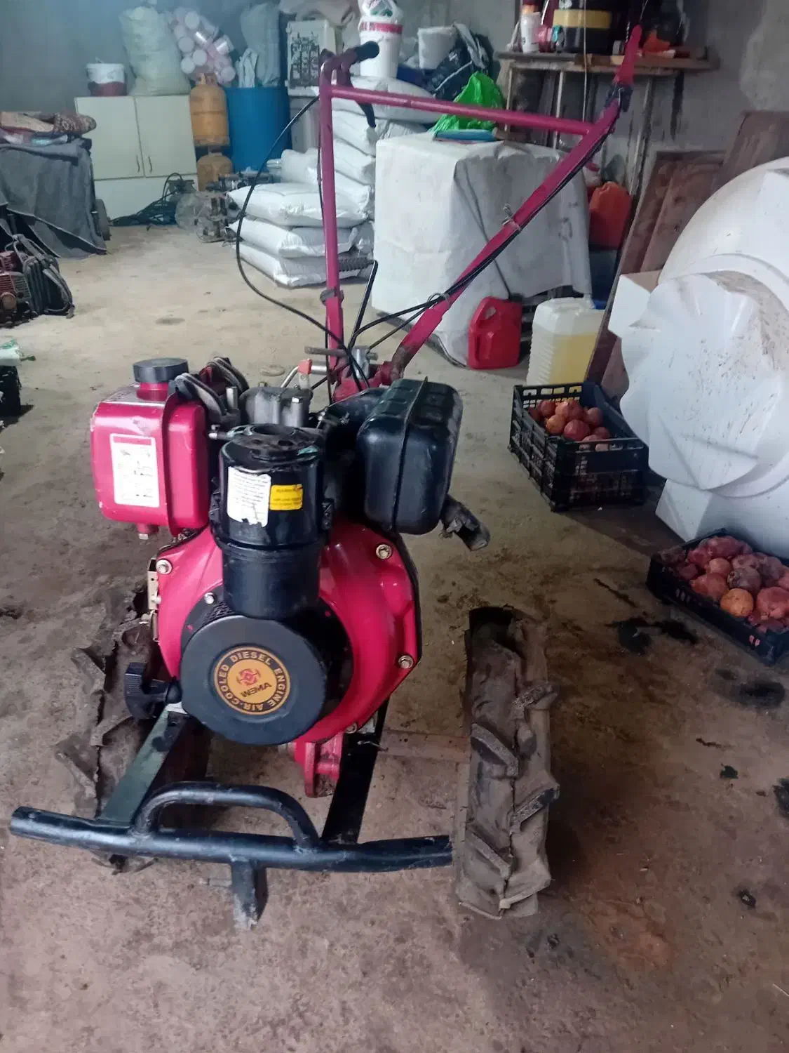 تیلر 7 اسب استارتی دیزلی WEMA|ماشین‌آلات صنعتی|گیلوان, |دیوار