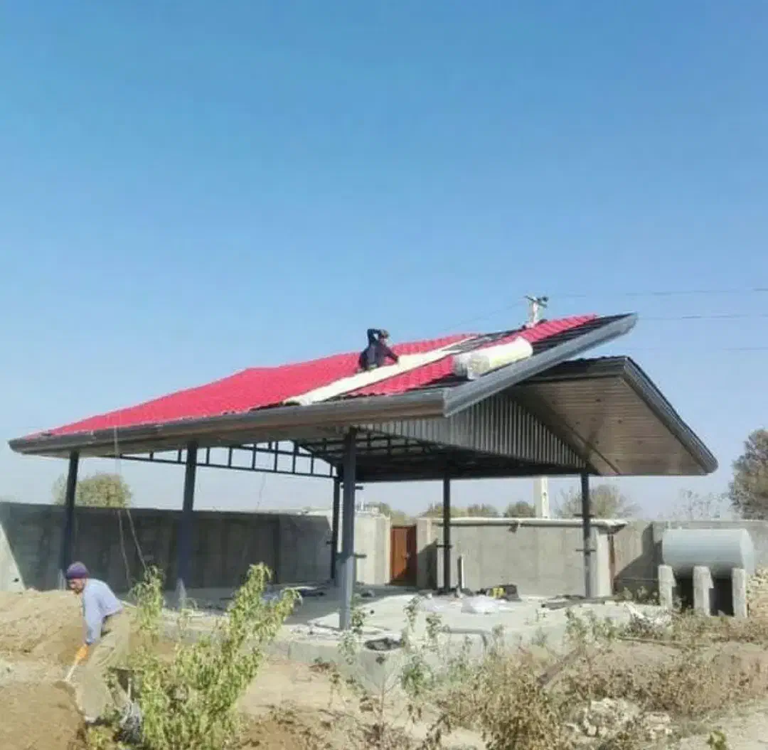 جوشکاری و اجرای سقف شیروانی با کیفیت بالا|خدمات پیشه و مهارت|مبارکه, |دیوار