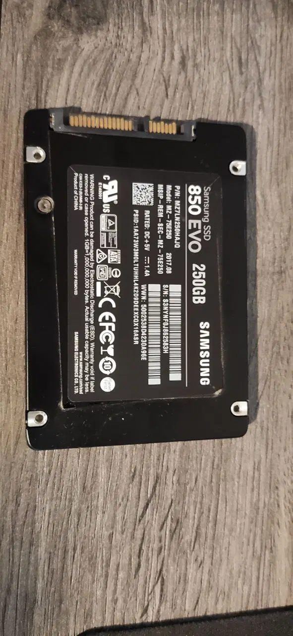 ssd samsung 850 evo 250GB|قطعات و لوازم جانبی رایانه|آبیک, |دیوار