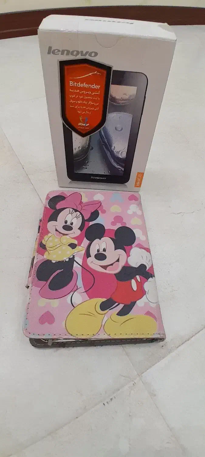 تبلت لنوو A3000 با جعبه و گارد میکی موس|تبلت|مشهد, الهیه|دیوار