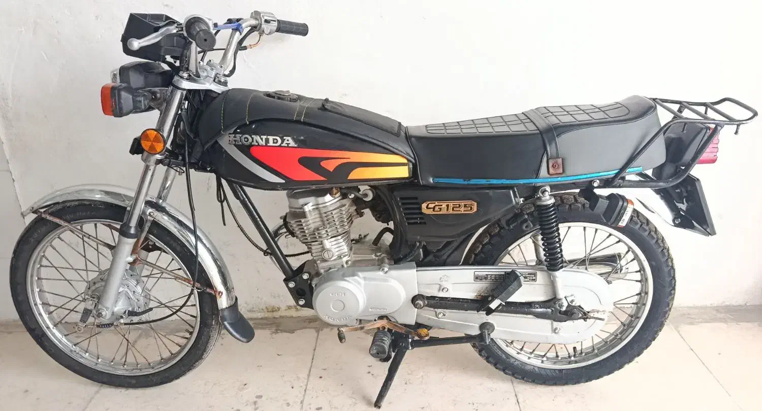 فروش موتور سیکلت۱۲۵دلتا مدل۹۴ پلاک ملی مدارک تکمیل|موتورسیکلت|چاه ورز, |دیوار