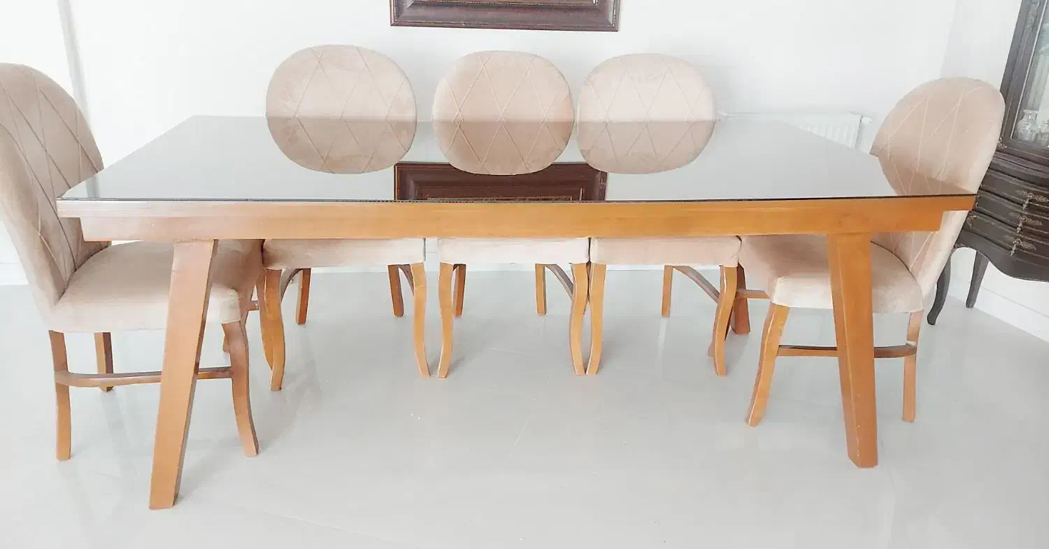 میز غذاخوری ۸ نفره در حد نو|میز و صندلی غذاخوری|تهران, اوین|دیوار