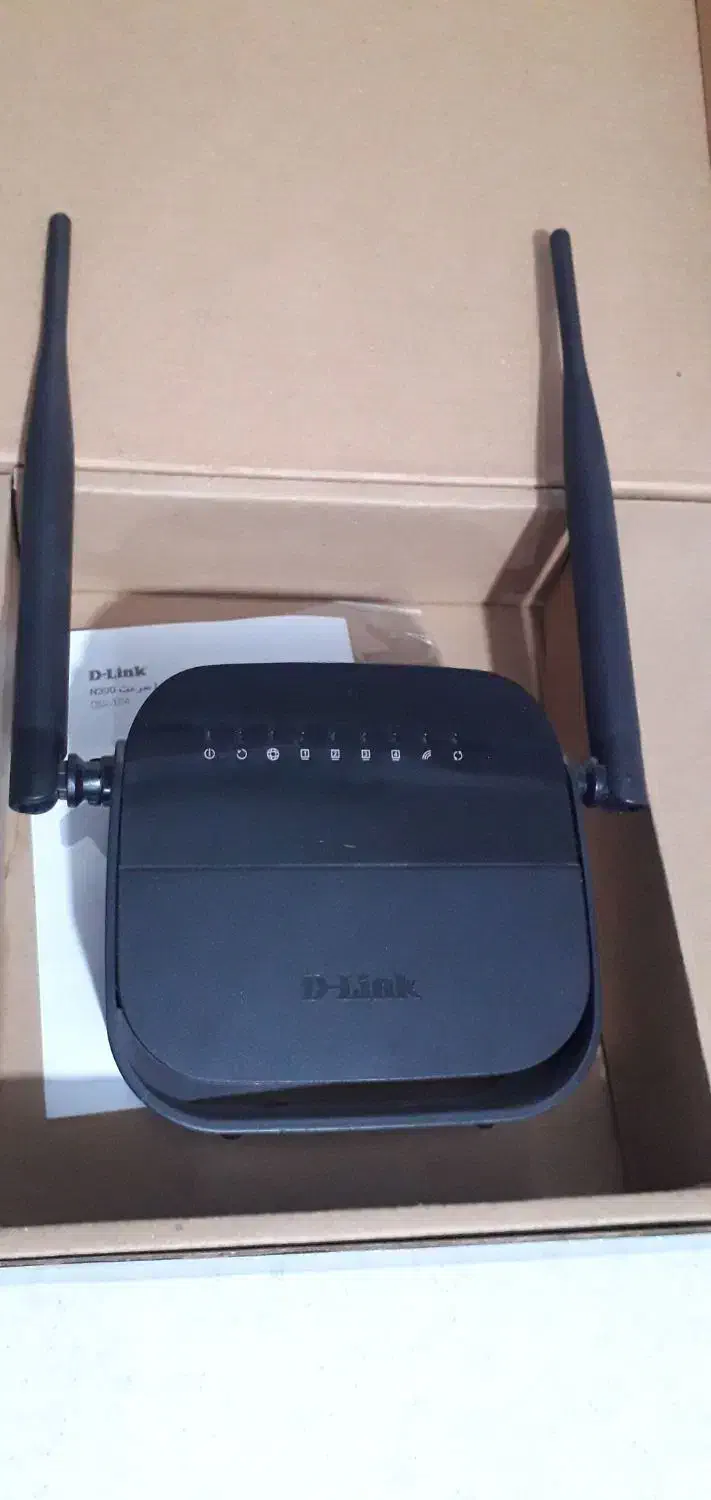 مودم روتر ADSL دی لینک مدل 124-DSL NEW 2022|مودم و تجهیزات شبکه|مبارکه, |دیوار