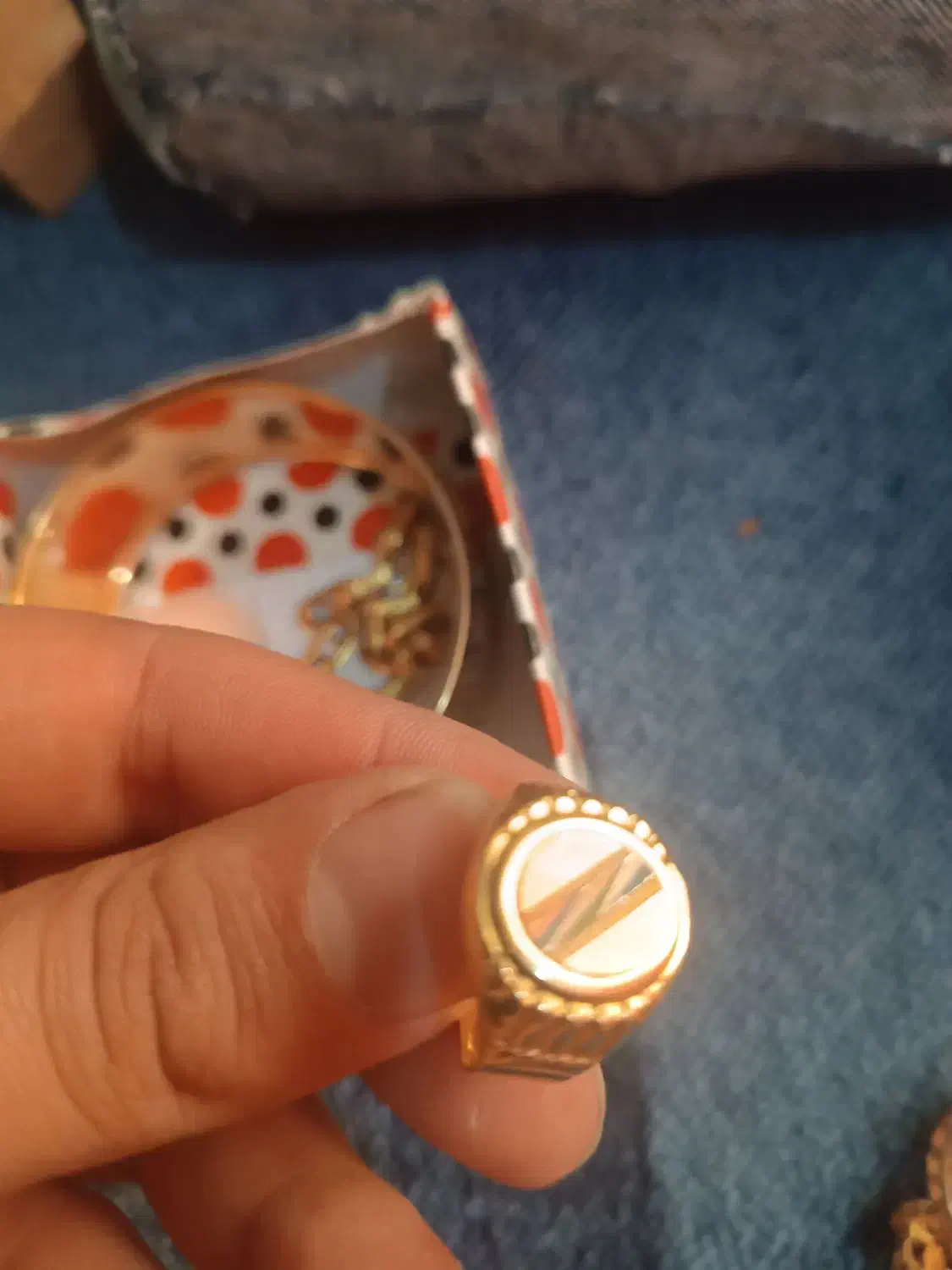 انگشتر طلای مردانه|جواهرات|نوشهر, |دیوار