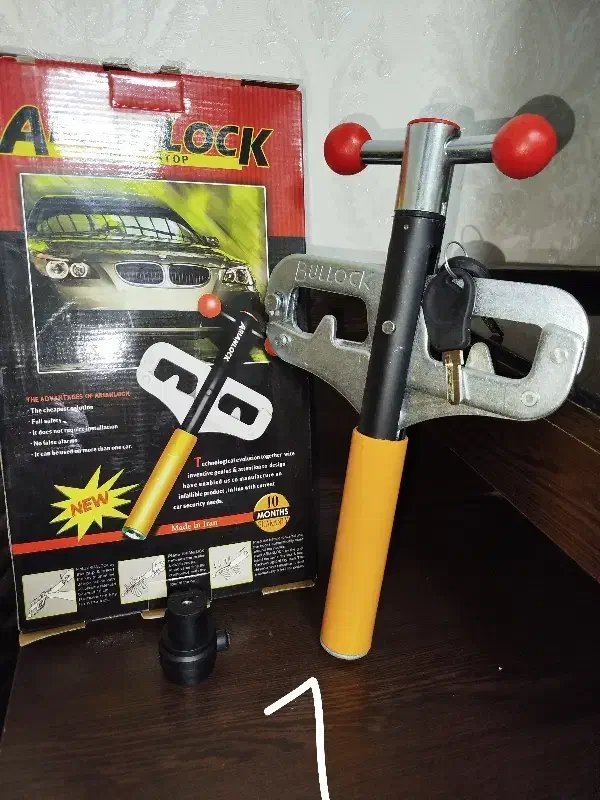 قفل فرمان ، قفل پدال و ترمز،قفل عصایی ایرانی خارجی|قطعات یدکی و لوازم جانبی|مشهد, کوشش|دیوار