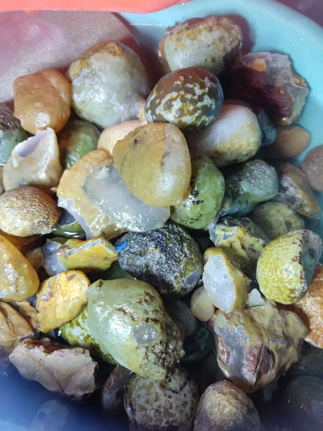 فروش عمده سنگ عقیق توپی و بدون پوست|جواهرات|فیروزآباد (فارس), |دیوار