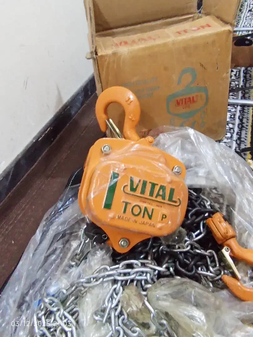 جرثقیل دستی یک تن ژاپنی اصلی|ابزارآلات|فردیس, شهرک هفده شهریور|دیوار