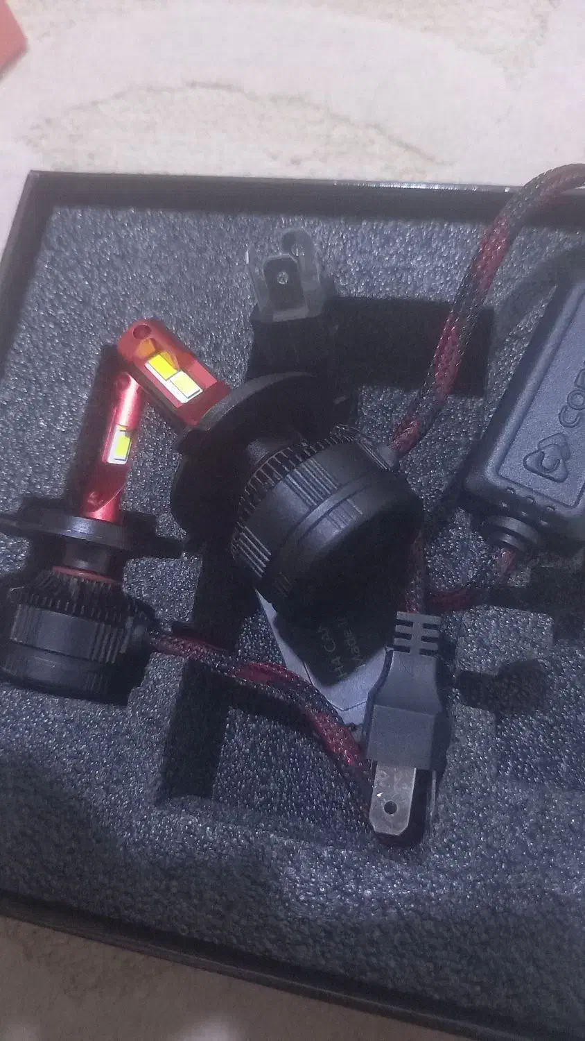 هدلایت دو رنگ نور پایین فابریکی نور بالا سفید|قطعات یدکی و لوازم جانبی|اقبالیه, |دیوار