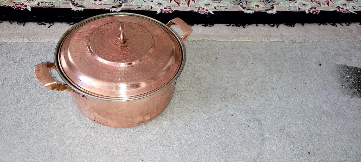 قابلمه مسی|ظروف پخت‌وپز|زنجان, |دیوار