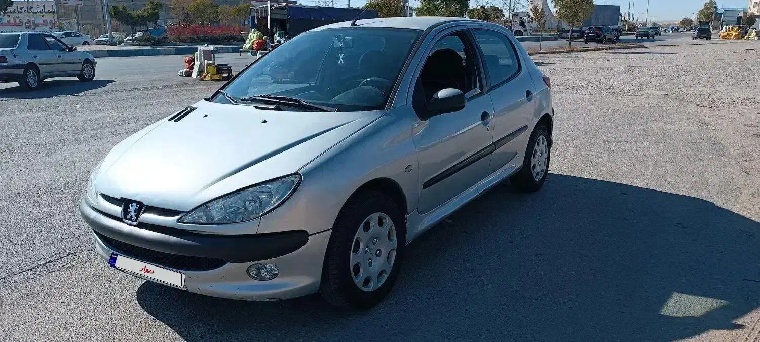 پژو ۲۰۶ مدل ۸۳ نقره ای|خودرو سواری و وانت|بستان آباد, |دیوار