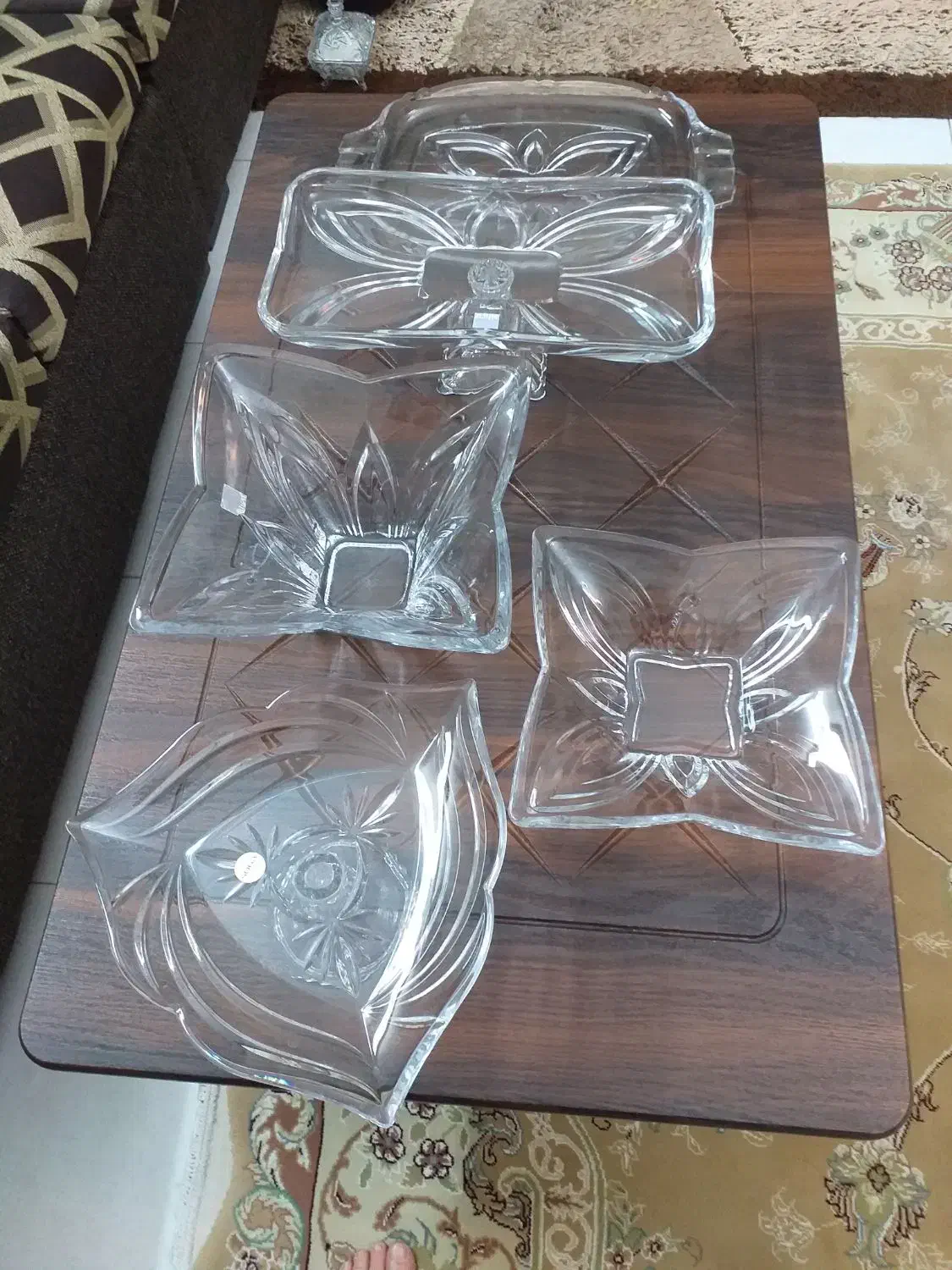 کریستال تیارا فنجان اردوخوری ومرغ خوری|ظروف سرو و پذیرایی|تهران, شکیبا|دیوار