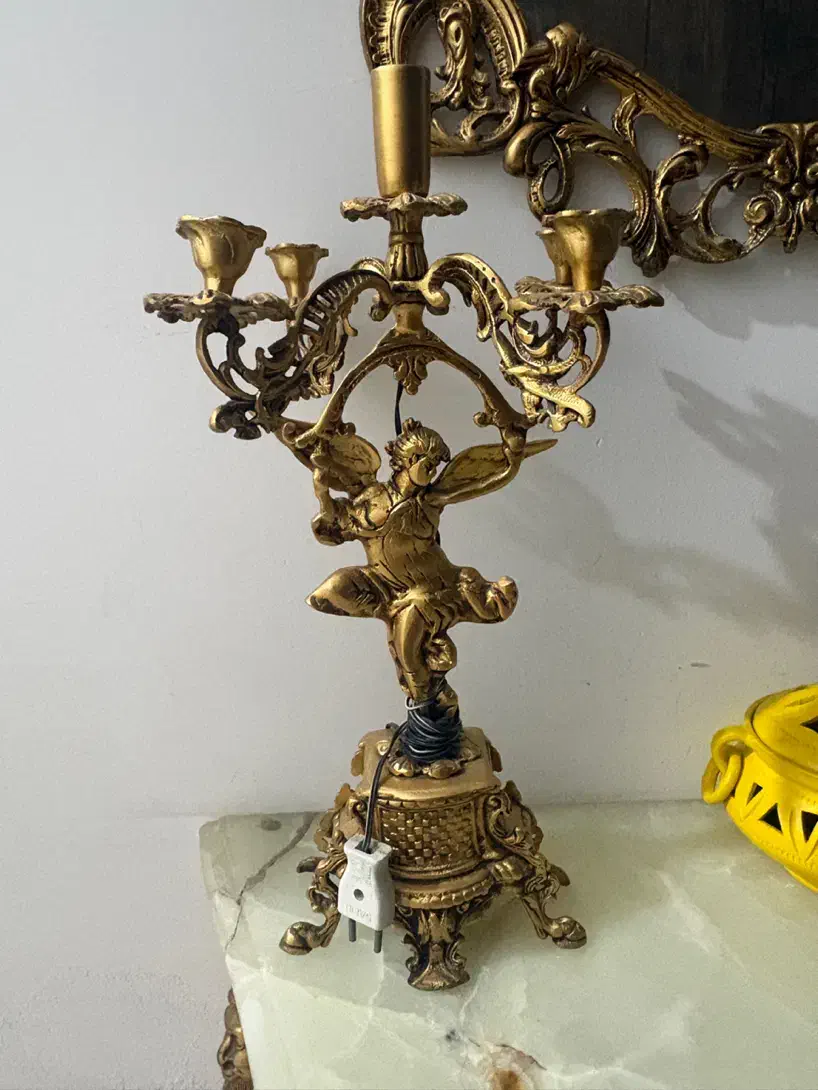 کنسول، آینه و شمعدان لامپی|بوفه، ویترین، کنسول|پاکدشت, شهرک امام رضا|دیوار