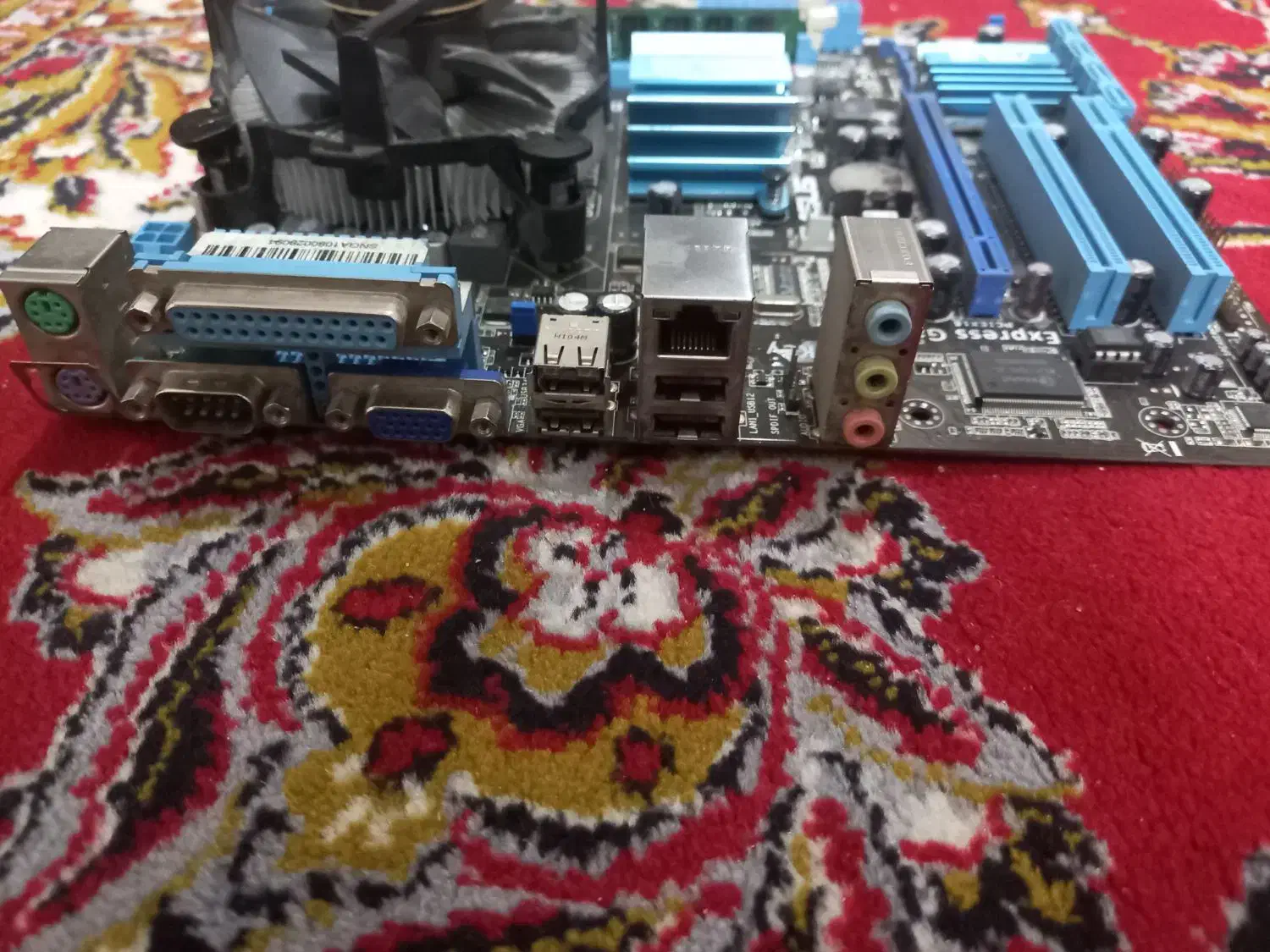 مادربرد سی پی یو و رم ddr3 سوکت ۷۷۵|قطعات و لوازم جانبی رایانه|شهرکرد, |دیوار