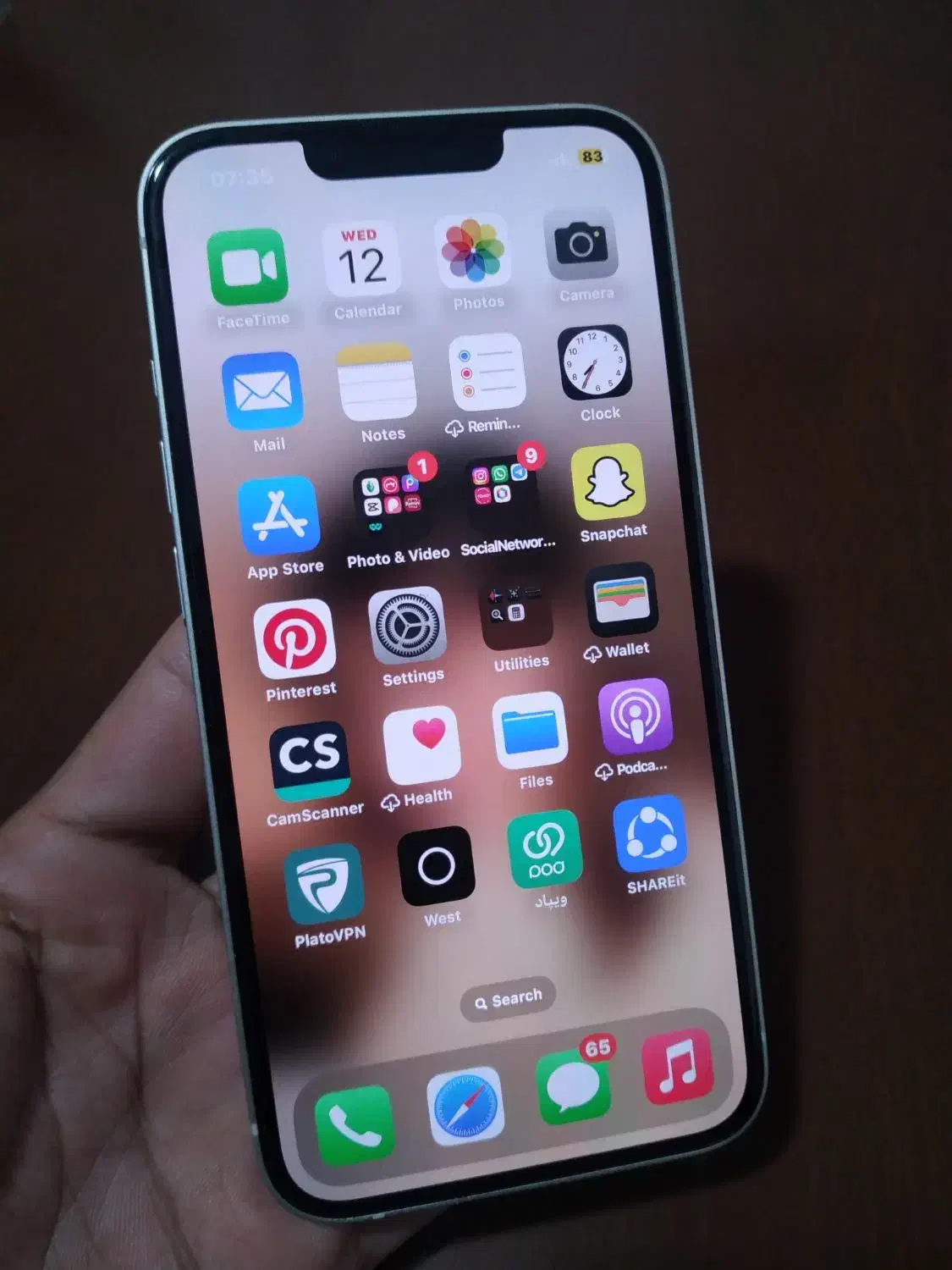 آیفون ۱۳ نرمال سفید ۱۲۸G|موبایل|گنبد کاووس, |دیوار