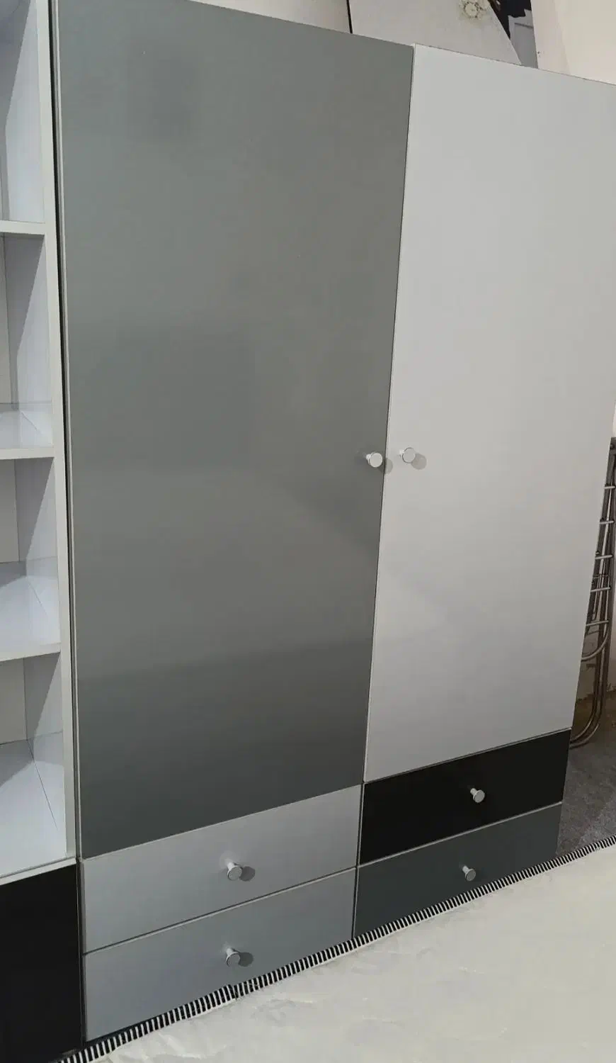 فروش کمد دو تیکه جنس ام دی اف درجه یک|جاکفشی، کمد، دراور|دزفول, |دیوار