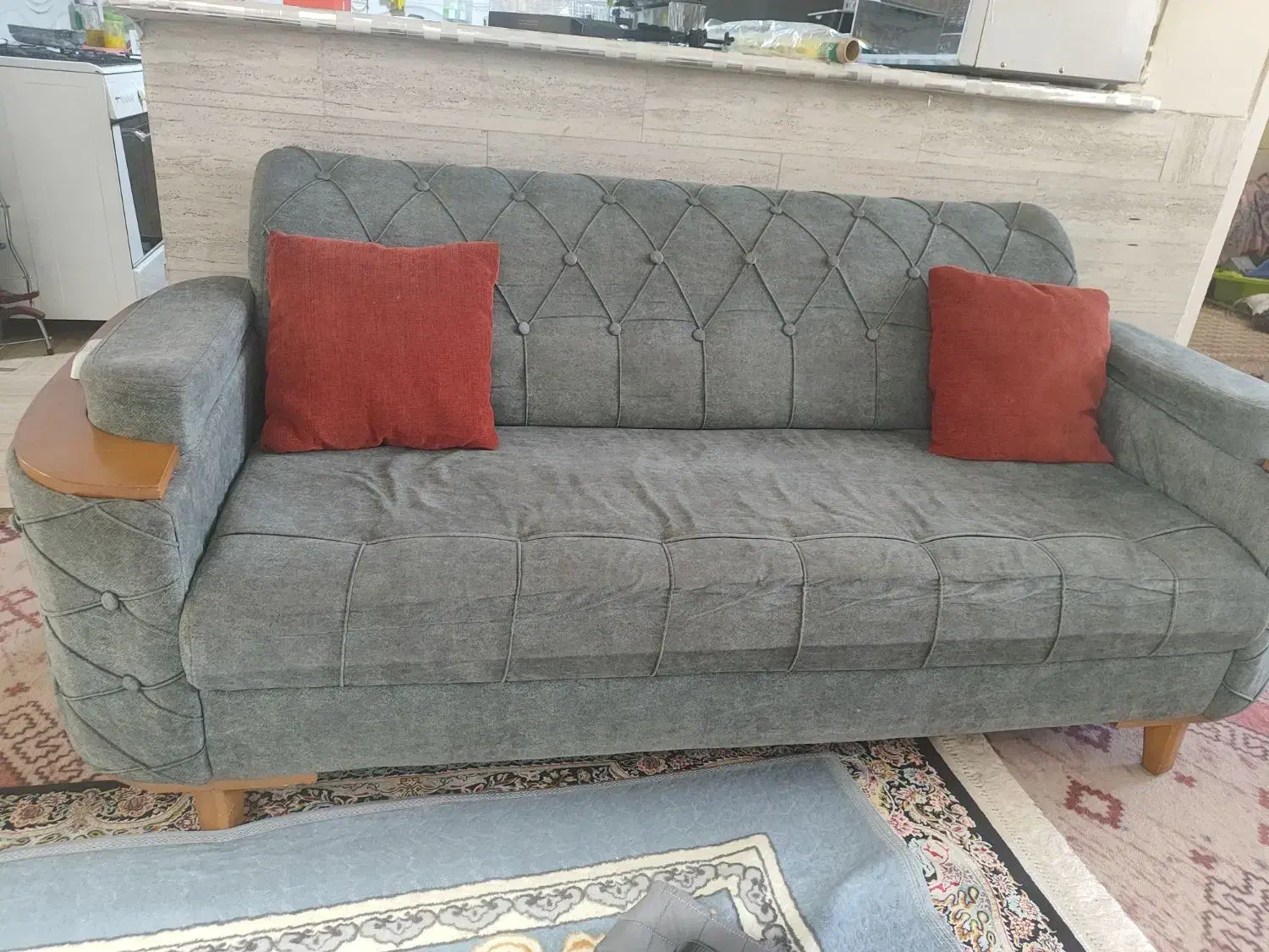 مبل هفت نفره|مبلمان خانگی و میز عسلی|شیراز, دارالرحمه|دیوار