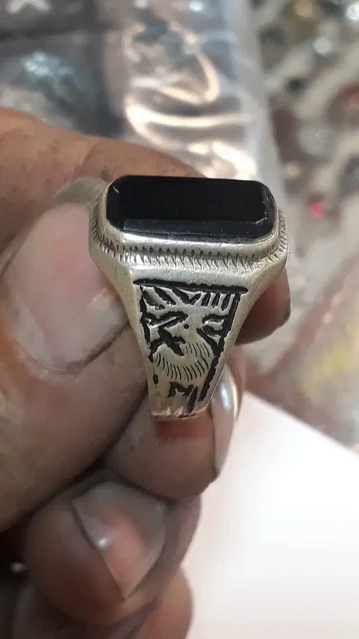 انگشتر نقره موکل و مهره ارسال داریم سرتاسر ایران|جواهرات|بیرجند, |دیوار