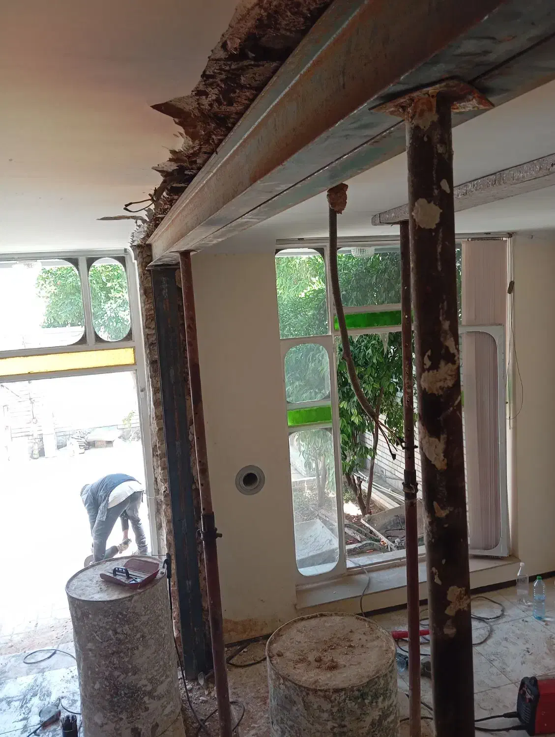 تخریببازسازی مقاوم سازی0تا100|خدمات پیشه و مهارت|شیراز, پودنک|دیوار