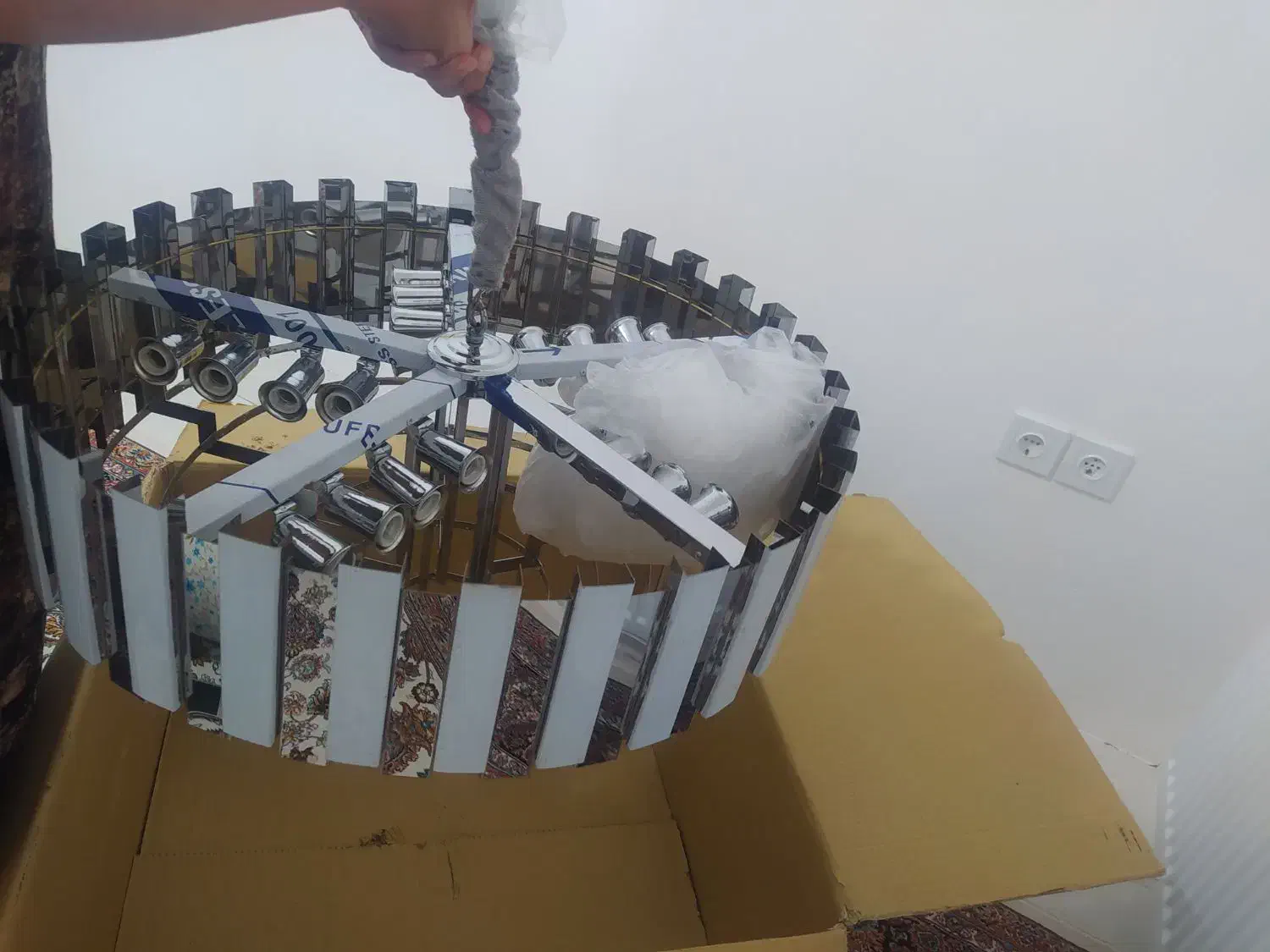 لوستر|لوستر و چراغ آویز|کرمانشاه, |دیوار