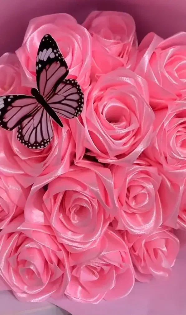 دسته گل های روبانی مصنوعی خاص زیبا مناسب هدیه|گل مصنوعی|تهران, مشیریه|دیوار