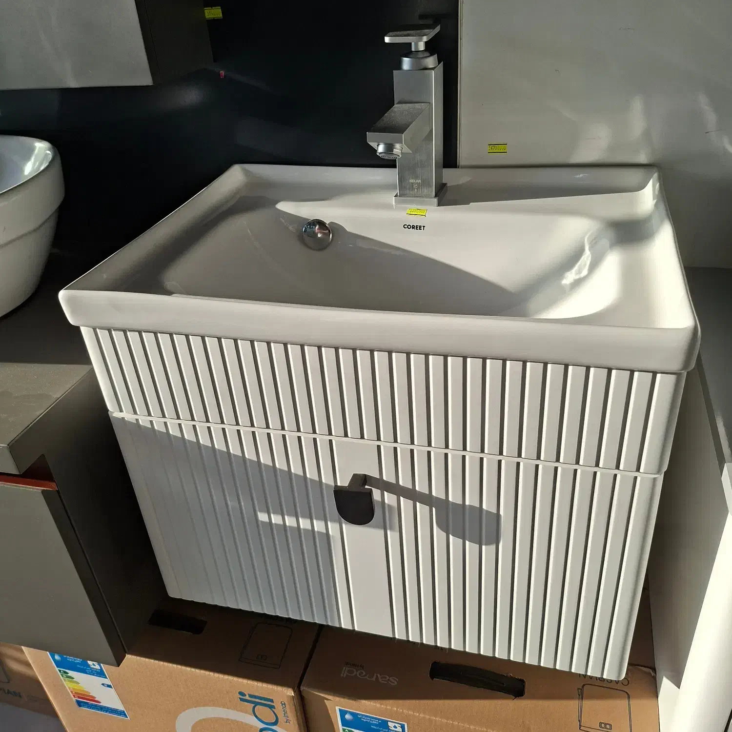 روشویی کابینتی تمام PVC ضد آب بومرنگ|لوازم سرویس بهداشتی|تهران, شهرک غرب|دیوار