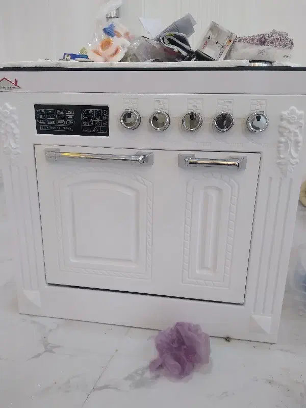 گاز غذا پزی درب شیشه ای و درب چوبی|اجاق گاز و لوازم برقی پختوپز|نورآباد, |دیوار