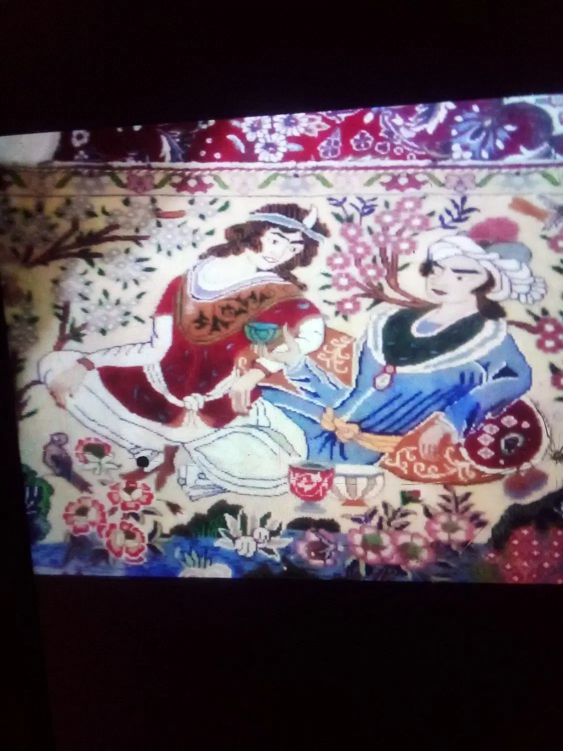 یک تابلو فرش قدیمی|تابلو فرش|نهبندان, |دیوار