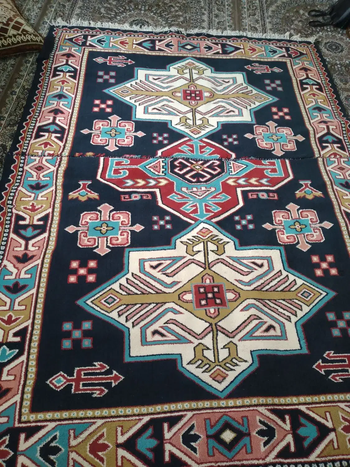 گلیم ۵متری برای خانه باغ|گلیم، جاجیم، گبه|مریوان, |دیوار