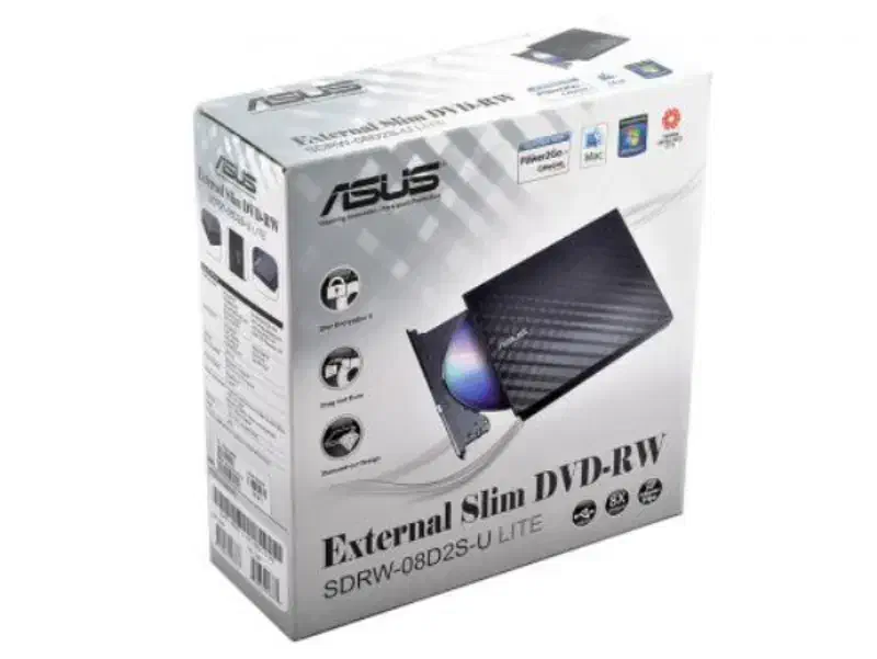 دی وی دی اکسترنال DVD RW ASUS رایتر ایسوس لایت|قطعات و لوازم جانبی رایانه|قرچک, مهدیه|دیوار