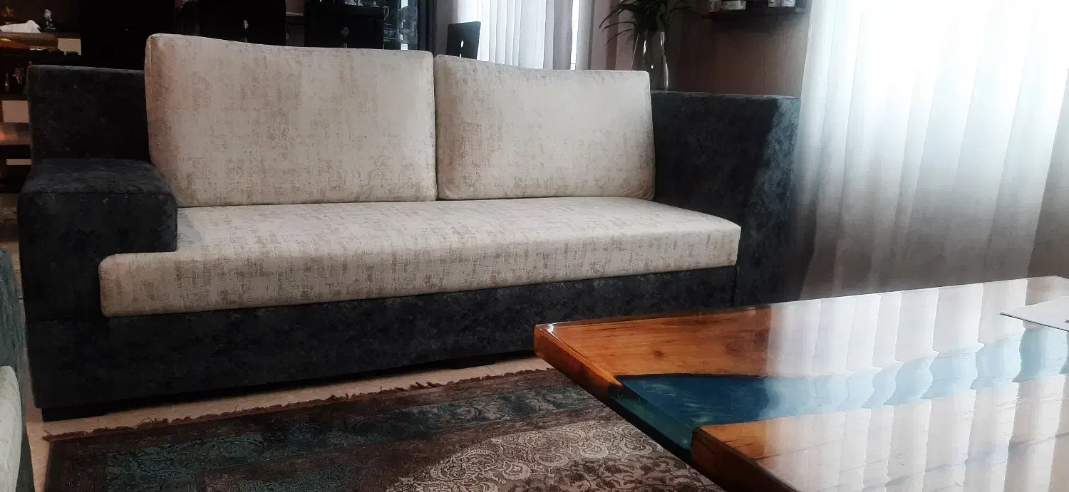 مبلمان ۷ نفره|مبلمان خانگی و میز عسلی|رشت, معلم|دیوار