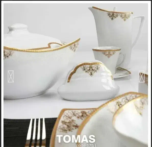 چینی ۱۰۵ پارچه پردیس کاشان مدل توماس|ظروف سرو و پذیرایی|فردیس, فردیس|دیوار