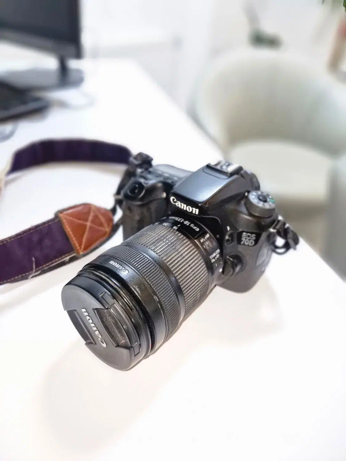 فروش دوربین عکاسی  Canon EOS 70D + لنز ۱۸ ۱۳۵|دوربین عکاسی و فیلم‌برداری|شیراز, زرگری|دیوار