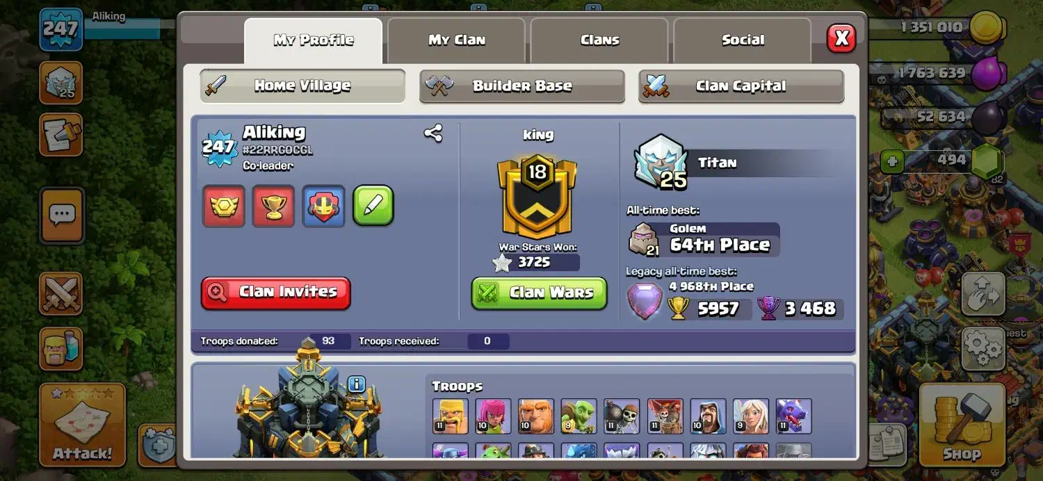 اکانت کلش تان ۱۷|کنسول، بازی ویدئویی و آنلاین|فومن, |دیوار