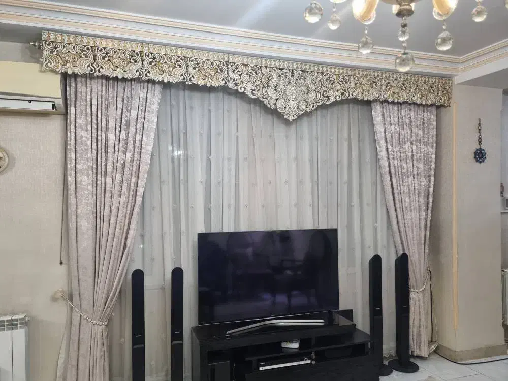 پرده حریر و مخمل|پرده، رانر، رومیزی|تهران, جوادیه|دیوار