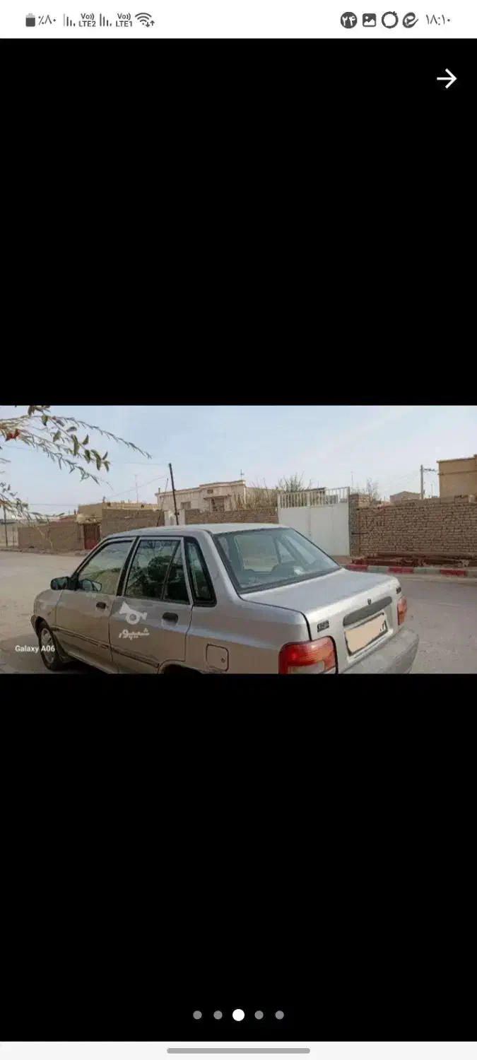 پراید نقره ای 86|خودرو سواری و وانت|گرمه, |دیوار