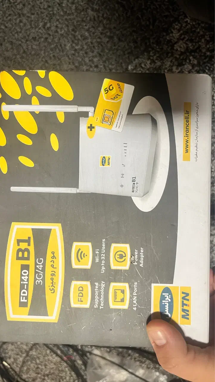 مودم ایرانسل fd i40 -b1|مودم و تجهیزات شبکه|ارومیه, |دیوار
