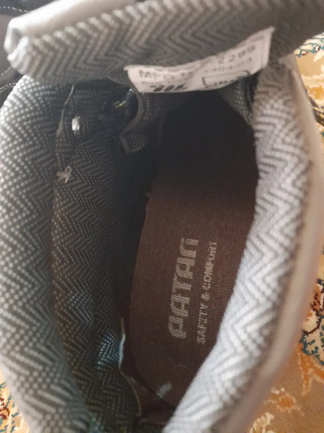 کفش ایمنی کار  سایز ۴۲ نو مارک سفتی پاتال|کیف، کفش، کمربند|اصفهان, فرودگاه شهید بهشتی|دیوار