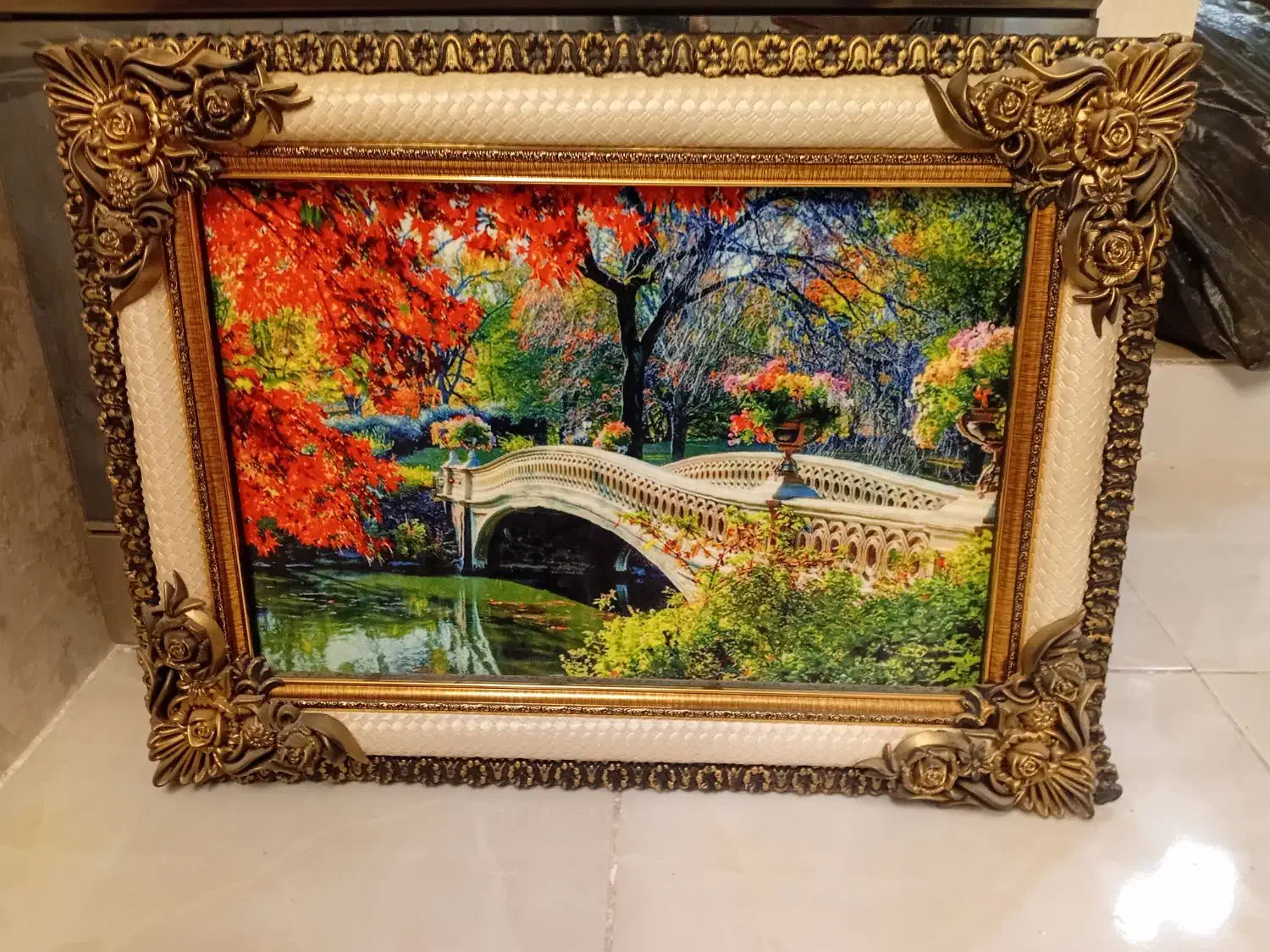 تابلوفرش پاییزی|تابلو فرش|مشهد, شهرک امام هادی (شهرک غرب)|دیوار