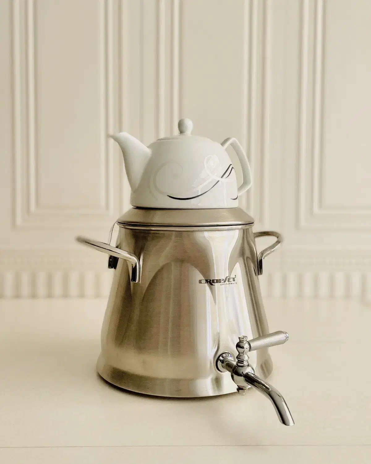 کتری قوری استیل|قوری، کتری، قهوه‌ساز دستی|مشهد, زمرد|دیوار