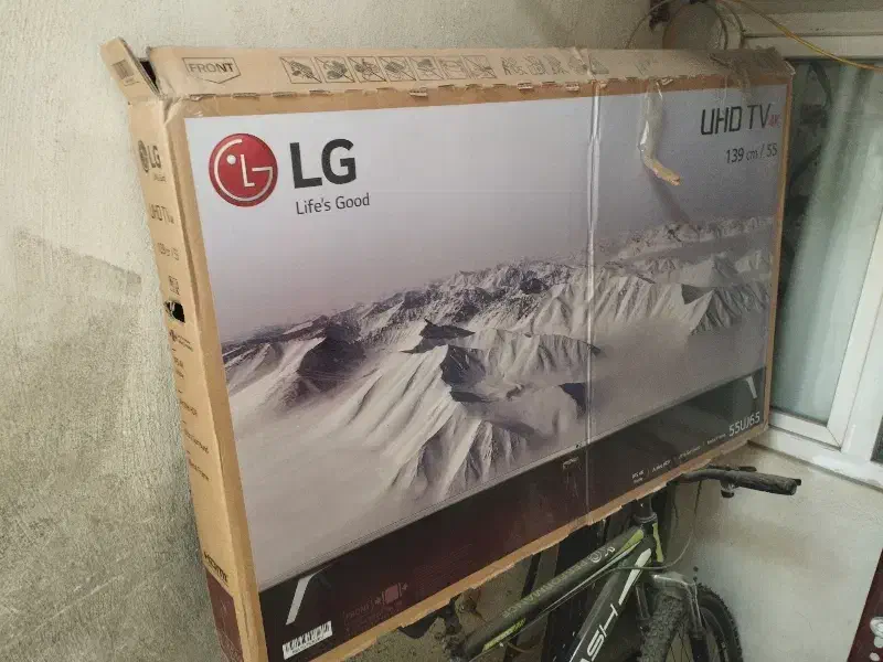 جعبه تلویزیون ال جی ۵۵ اینچ|تلویزیون و پروژکتور|کرمانشاه, |دیوار