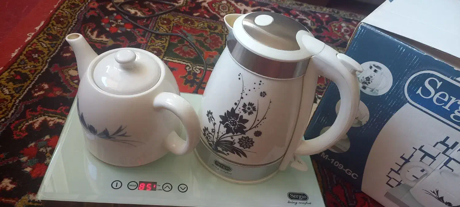چای ساز و قهوه جوش سرامیک|سماور، چای‌ساز، قهوه‌ساز|تبریز, |دیوار